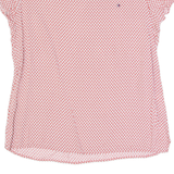 TOMMY HILFIGER Womens Printed Blouse Red Polka Dot S