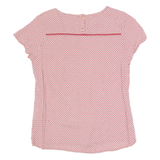 TOMMY HILFIGER Womens Printed Blouse Red Polka Dot S