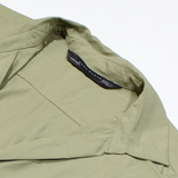 ZARA Womens Shirt Green Button Neck 3/4 Sleeve L