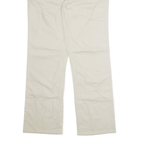 TOMMY HILFIGER Relaxed Fit Workwear Mens Trousers Beige Regular Wide-Leg W31 L32