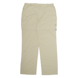 THE NORTH FACE Cargo Womens Trousers Beige Loose Wide-Leg Nylon W34 L32