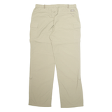 THE NORTH FACE Cargo Womens Trousers Beige Loose Wide-Leg Nylon W34 L32