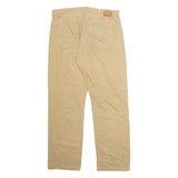 LEVI'S 751 Mens Trousers Beige Regular Wide-Leg W38 L32