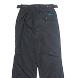 COLUMBIA Cargo Mens Trousers Black Loose Wide-Leg Nylon W26 L30