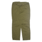 SEAN JOHN Cargo Belted Mens Trousers Green Loose Wide-Leg W38 L31