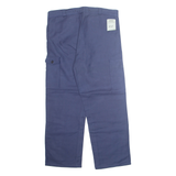Workwear Mens Trousers Blue Loose Straight W38 L28
