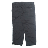 DICKIES Cargo Womens Trousers Black Regular Tapered W38 L27