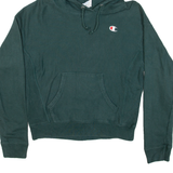 CHAMPION Womens Green Hoodie XS