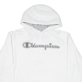 CHAMPION Womens White Hoodie M