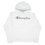 CHAMPION Womens White Hoodie M