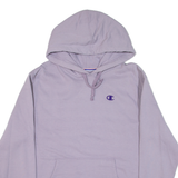 CHAMPION Womens Purple Hoodie S