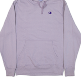 CHAMPION Womens Purple Hoodie S