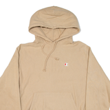 CHAMPION REVERSE WEAVE Mens Beige Hoodie M