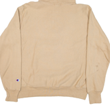 CHAMPION REVERSE WEAVE Mens Beige Hoodie M
