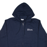 CHAMPION Mens Blue Hoodie Full Zip M