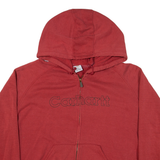 CARHARTT Womens Red Hoodie Full Zip 2XL