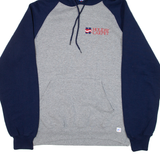 RUSSELL ATHLETIC Mens Grey Hoodie M