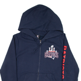 NFL New England Patriots Womens Blue Hoodie Full Zip USA L