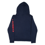 NFL New England Patriots Womens Blue Hoodie Full Zip USA L