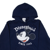 DISNEY Mickey Mouse Womens Blue Hoodie S