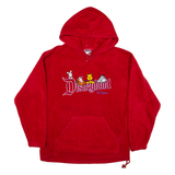 DISNEY Fleece Womens Red Hoodie L