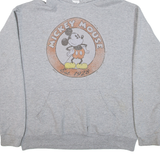 DISNEY Mickey Mouse Womens Grey Hoodie L