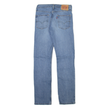 LEVI'S 513 Jeans Mens Blue Slim Straight Stone Wash W30 L32