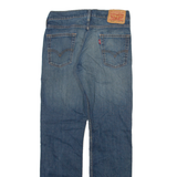 LEVI'S 514 Jeans Mens Blue Slim Straight Stone Wash W29 L30