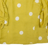 SCHNEBERGER Womens Top Yellow Spotted UK 18