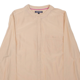 TOMMY HILFIGER Womens Shirt Beige Long Sleeve S