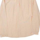 TOMMY HILFIGER Womens Shirt Beige Long Sleeve S