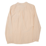 TOMMY HILFIGER Womens Shirt Beige Long Sleeve S