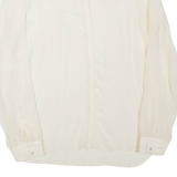 ZARA Womens Blouse Beige Long Sleeve S