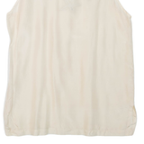 POSITIV Womens Vest Beige Sleeveless L