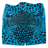 Womens Printed Blouse Blue Spotted L