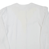 Womens Blouse White Long Sleeve XL