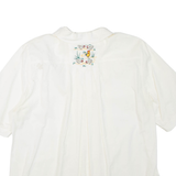 Womens Shirt White Collared L