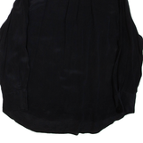 ZARA Womens Shirt Black Collared Long Sleeve XS