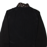 Womens Kimono Top Black V-Neck Long Sleeve L