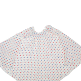 Cape Womens Printed Blouse White Spotted S