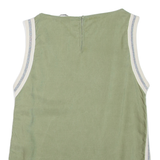 ZARA Womens Vest Green Sleeveless S
