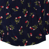 JOIE Womens Printed Blouse Blue Long Sleeve Silk Floral XXS