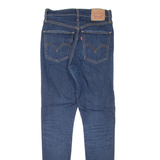 LEVI'S Mile High Womens Jeans Blue Slim Skinny Stone Wash W27 L30