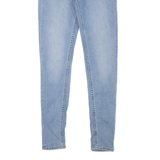 LEVI'S 710 BIG E Womens Jeans Blue Slim Skinny Stone Wash W24 L30