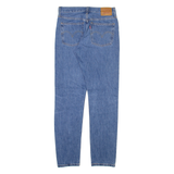 LEVI'S 501S Jeans Big E Distressed Mens Blue Skinny Straight W26 L30