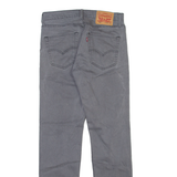 LEVI'S 511 Jeans Mens Grey Slim Straight Stone Wash W30 L32