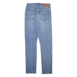 LEVI'S 501S Jeans Distressed Mens Blue Skinny Straight W27 L32