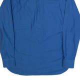 TED BAKER Mens Shirt Blue Check Long Sleeve M