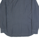 TED BAKER Mens Shirt Black Spotted Long Sleeve M