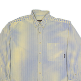 TIMBERLAND Weathergear Mens Shirt Yellow Check Long Sleeve XL